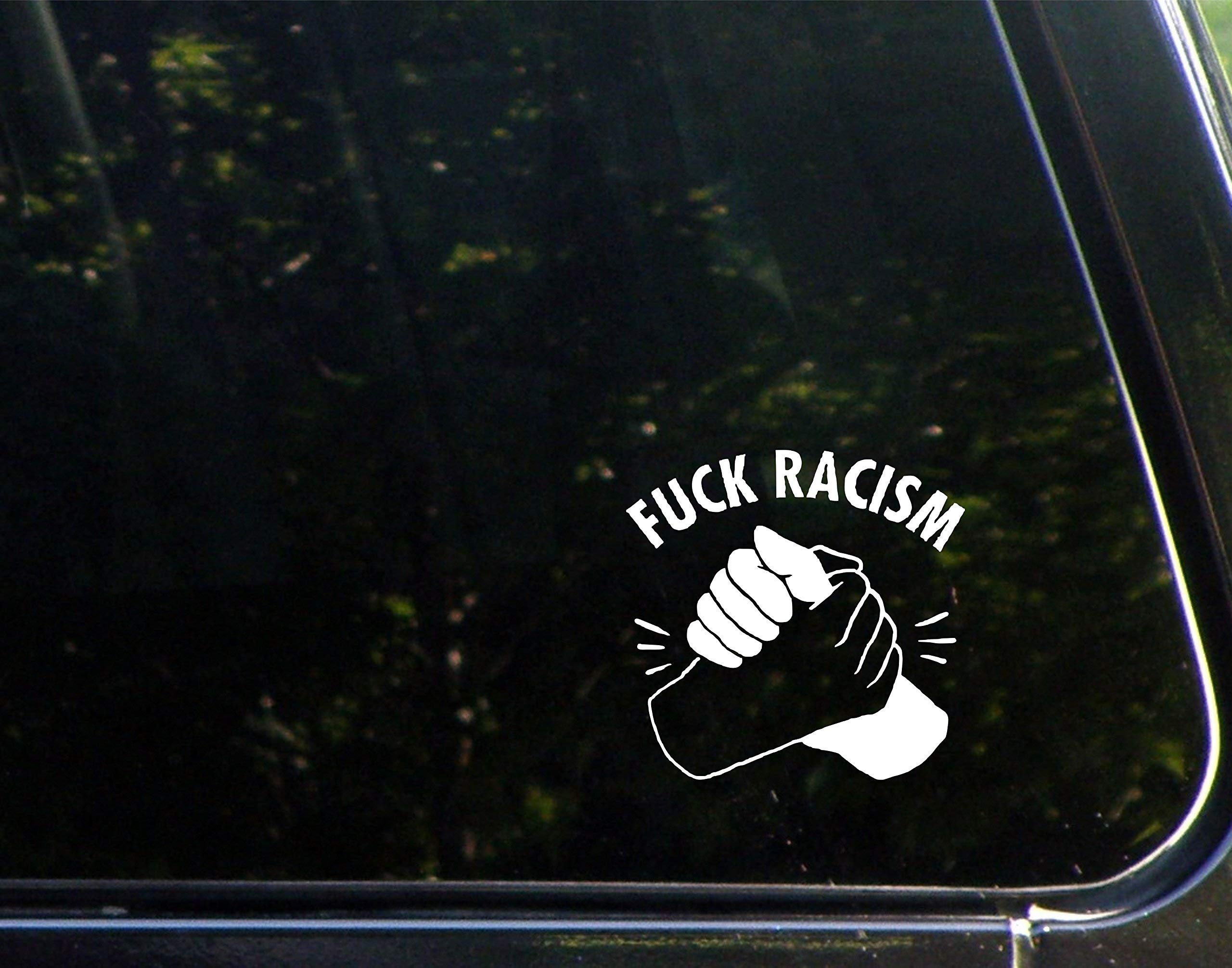 Anti-Racism Die Cut Decal Sticker (4