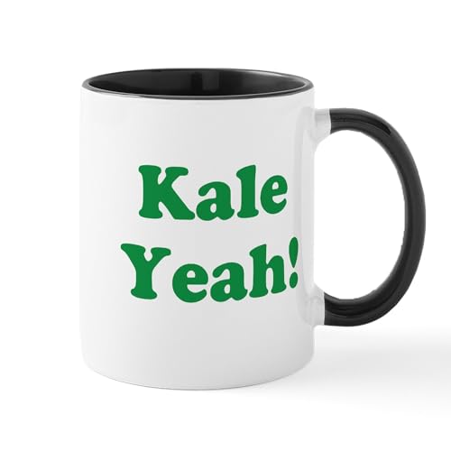 White/Black Inside - Kale Yeah! Mugs