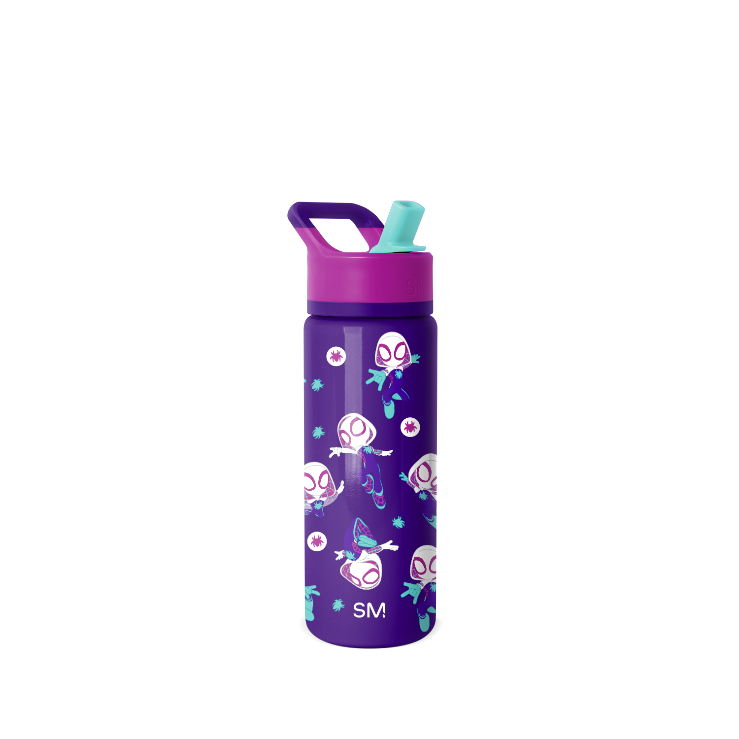 Summit Kids Water Bottle with Straw Lid - BPA Free, Leak Proof, Insulated Stainless Steel Bottle for School, Sports & Outdoor Activities