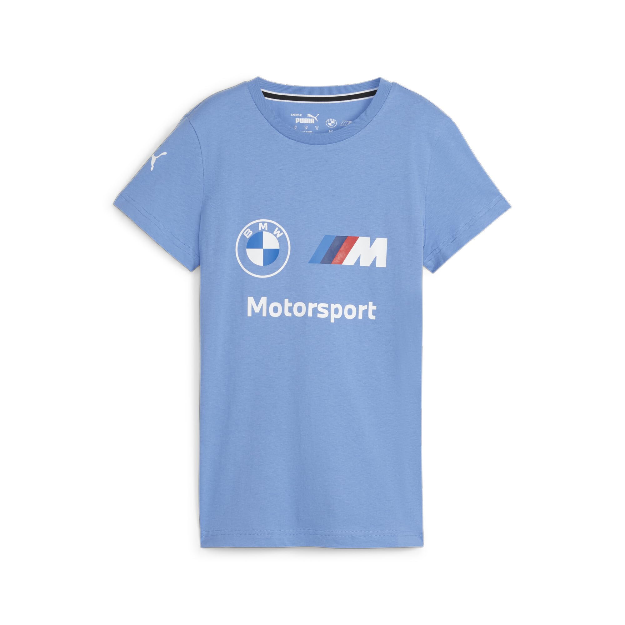 PUMA Women's BMW M Motorsport Essentials Logo T-Shirt - Stylish & Comfortable Casual Wear for Sports, Gym & Everyday Outfits
