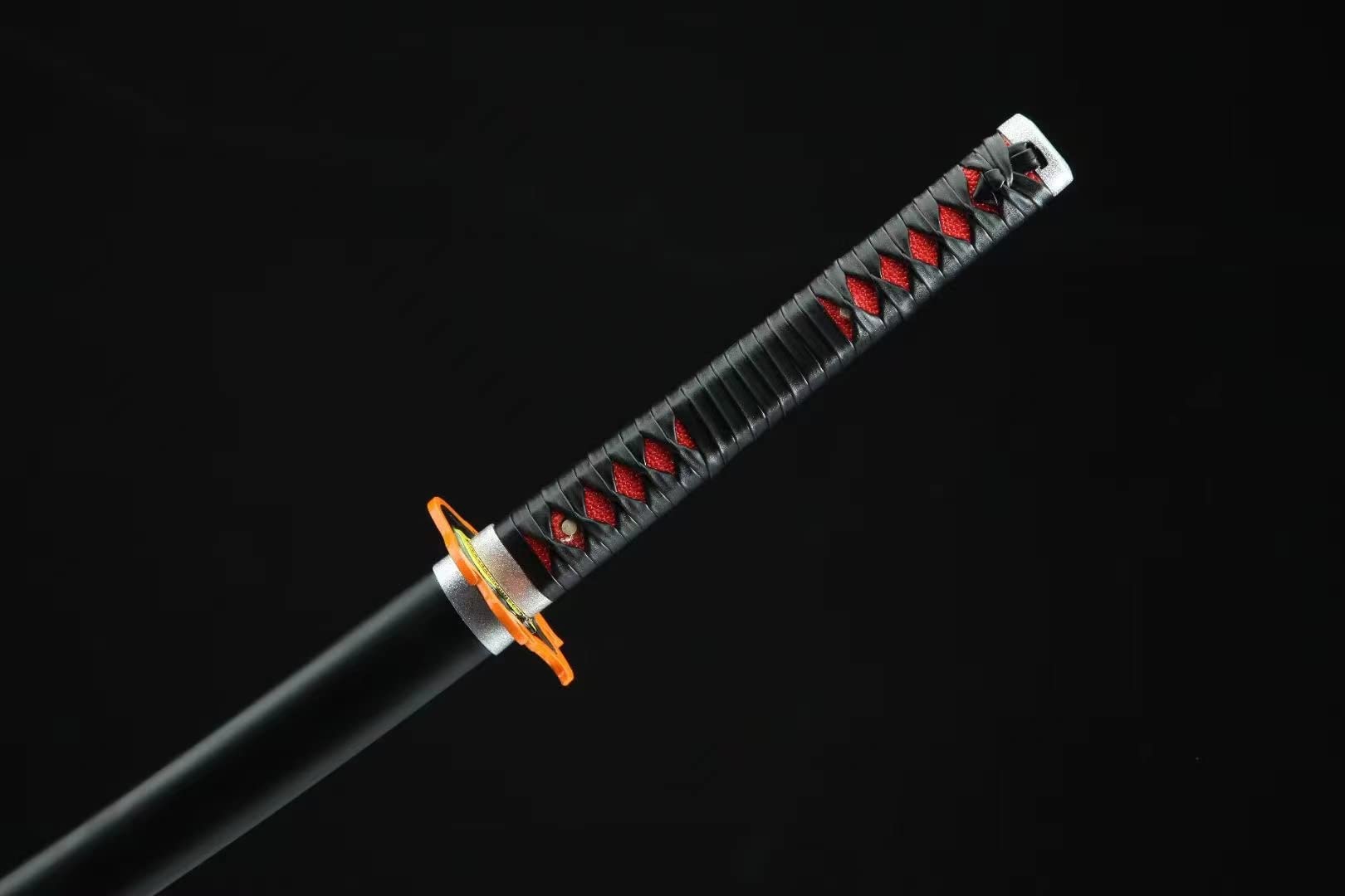HERO SWORD Japanese Anime Katana - Hand Forged 1045 Carbon Steel Samurai Sword - Full Tang Handmade Demon Slayer Katana - Sharp Practical Blade for Cosplay, Martial Arts & Collectors