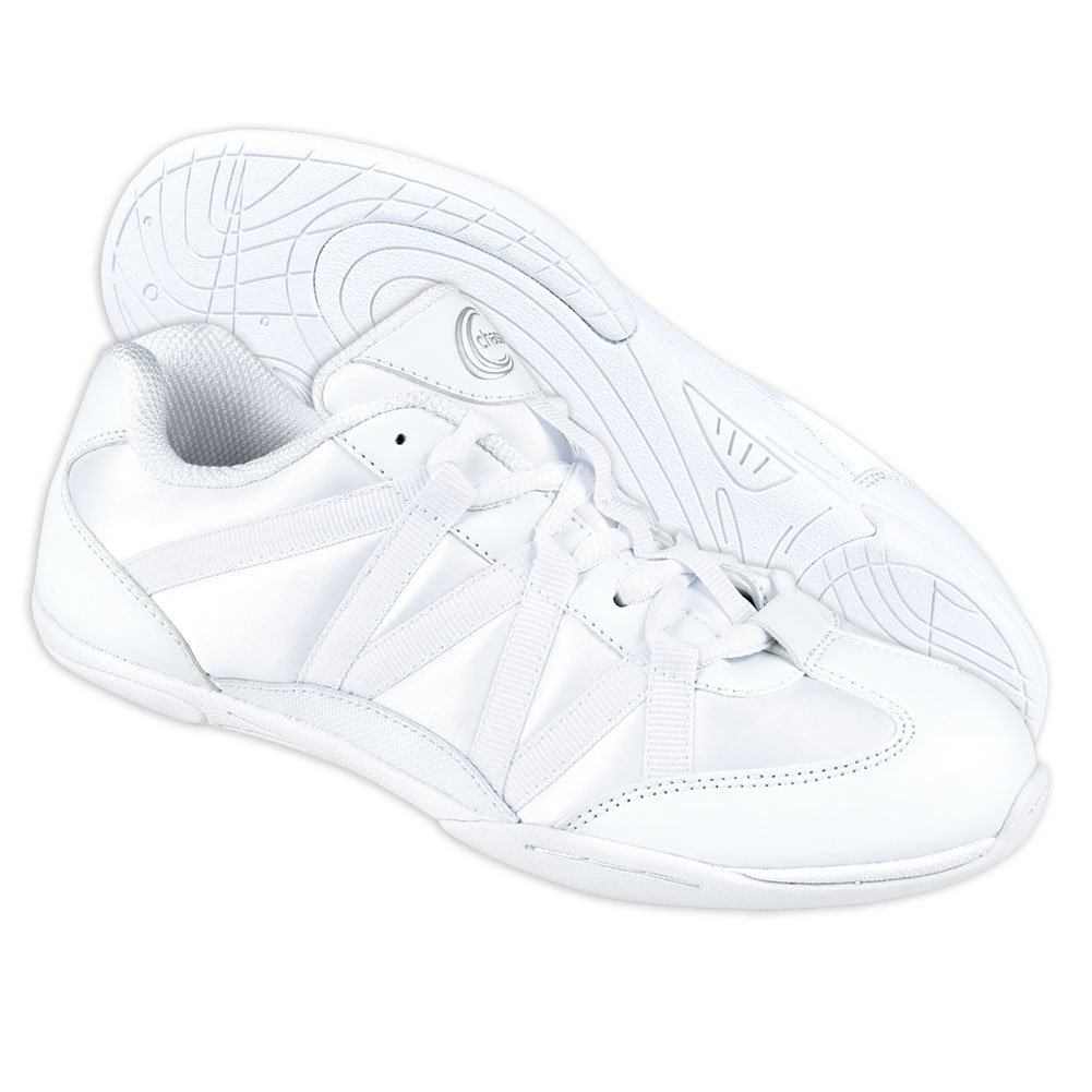 Chassé Ace II Cheerleading Shoes for Girls - White Competition Cheer Shoes with Arch Support - Women's Sizes 4-12 - Perfect for Cheer Practice, Gymnastics & Dance Team Performances