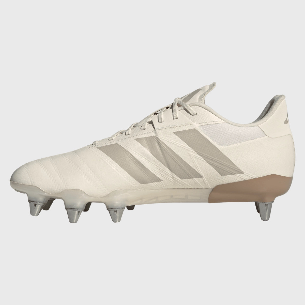 Adidas Kakari RS SG Rugby Boots for Men - Off White Cleats for Firm Ground - Perfect for Rugby Matches & Training