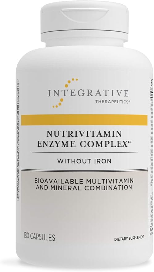 Integrative Therapeutics NutriVitamin Enzyme Complex - Digestive Support & Nutrient Absorption for Gut Health - Perfect for Daily Wellness & Immune Boosting