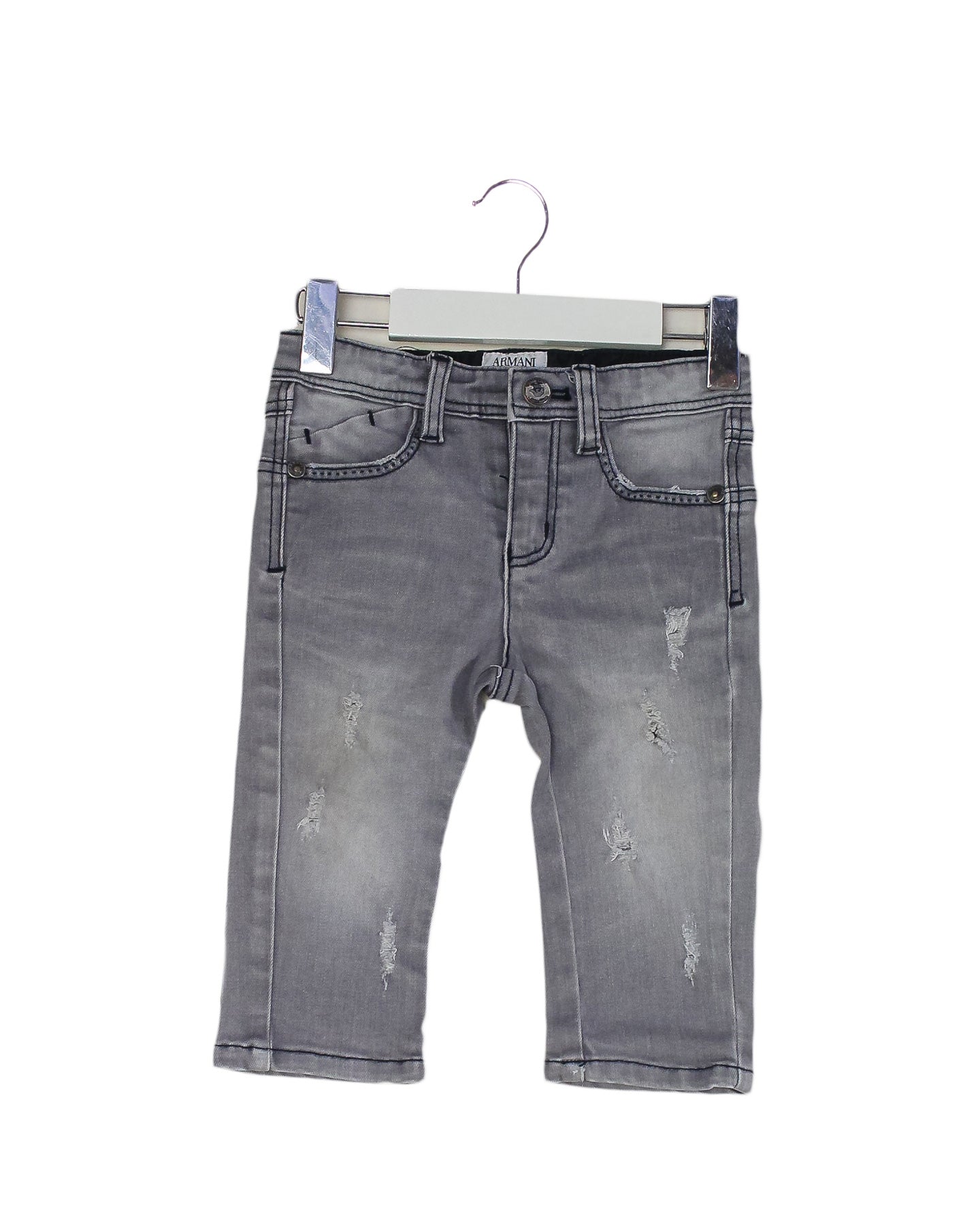 Armani Junior Boys' Jeans for 6 Months (62cm) - Stylish & Comfortable Baby Denim Pants for Casual Wear & Family Outings