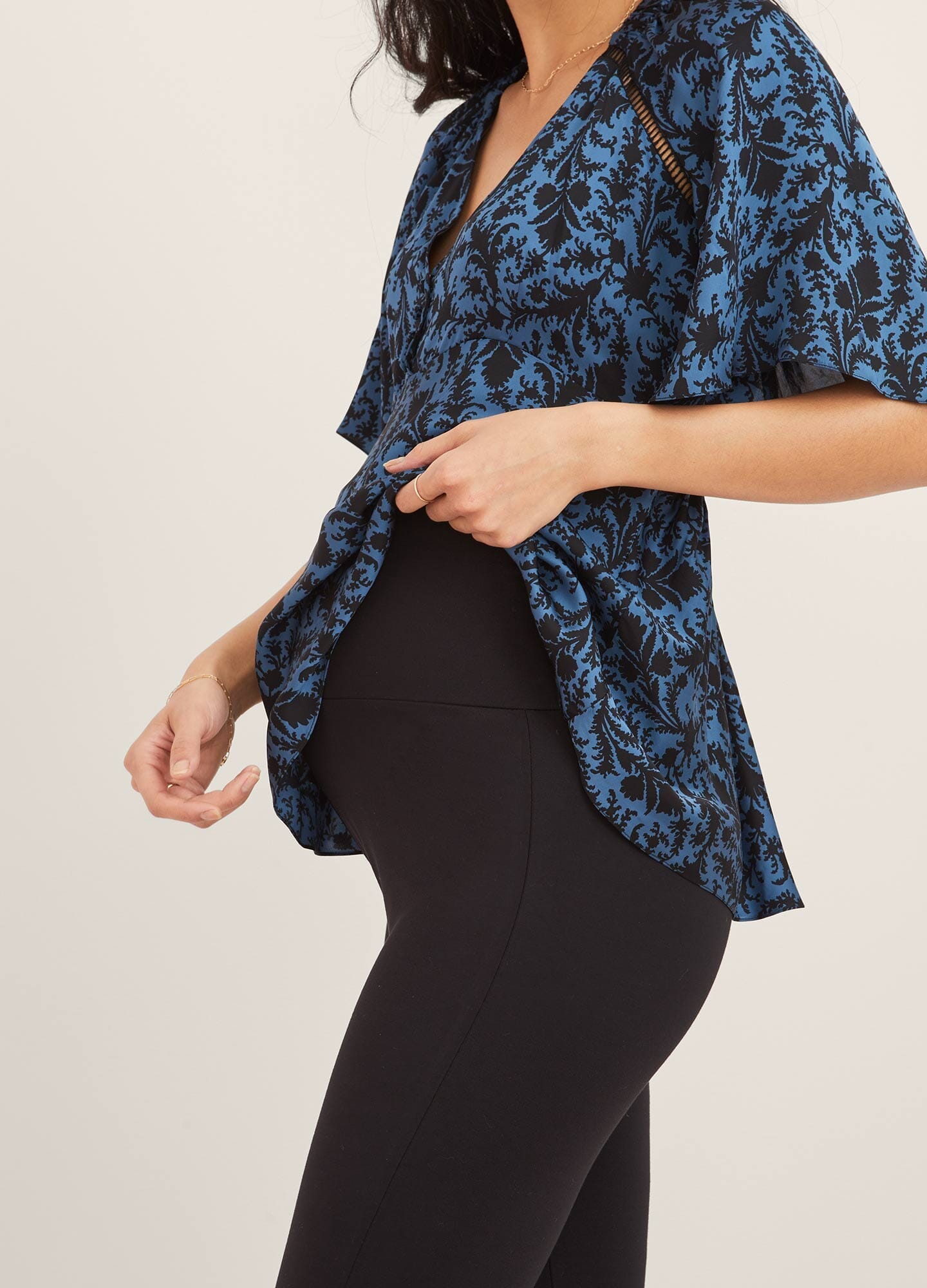 The Ultimate Before, During & After Crop Flare - Perfect for Yoga, Running & Outdoor Activities | High-Waisted Comfort & Support
