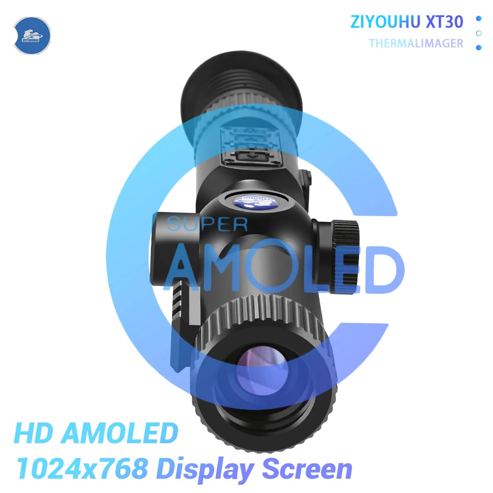 XT30 384x288 Thermal Imaging Riflescope - BDC Reticle for Hunting & Shooting | Hotspot Tracking with 6 Pseudo Colors | Perfect for Night Hunting, Wildlife Observation & Security Surveillance