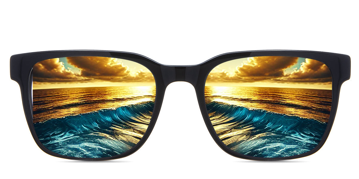 Wells Men's Prescription Sunglasses - Polarized UV Protection Glasses for Driving, Fishing & Outdoor Activities