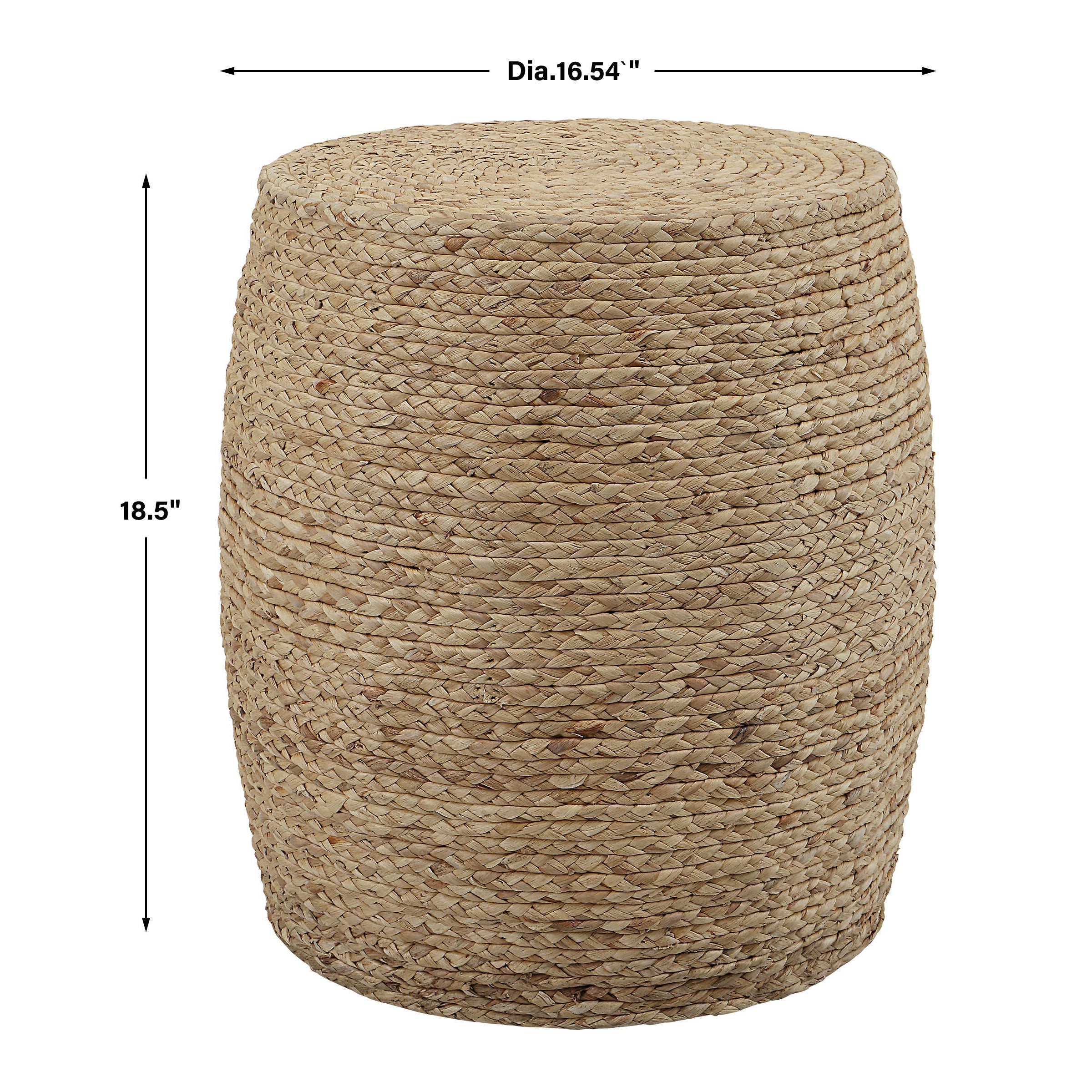 Laguna Accent Stool - Modern Upholstered Footrest Ottoman with Wooden Legs for Living Room, Bedroom & Office - Perfect for Extra Seating, Relaxing & Home Decor