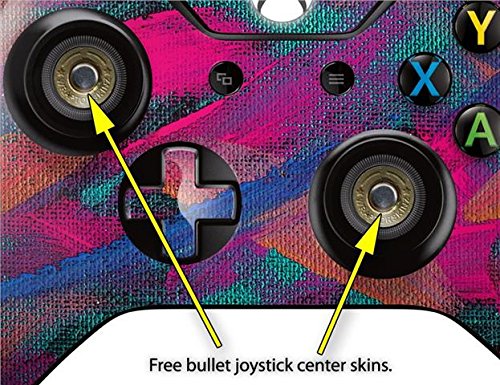 WraptorSkinz Vinyl Skin Wrap for XBOX One Original Wireless Controller - Custom Decal Design with Brush Stroke Art - Perfect for Gaming, Personalization & Protection