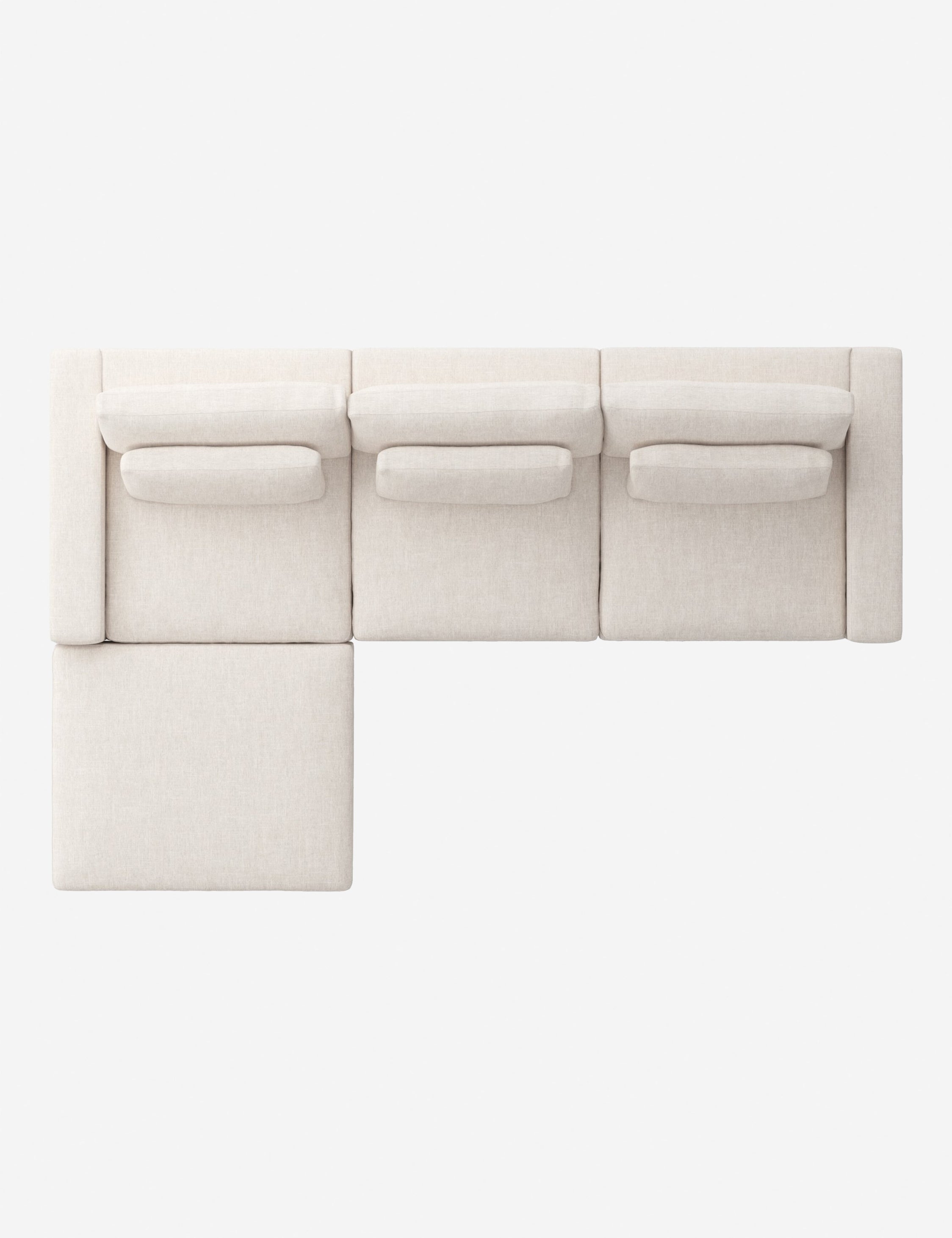 Modern Cresswell Sectional Sofa - Comfortable L-Shaped Couch for Living Room, Home Theater & Family Gatherings
