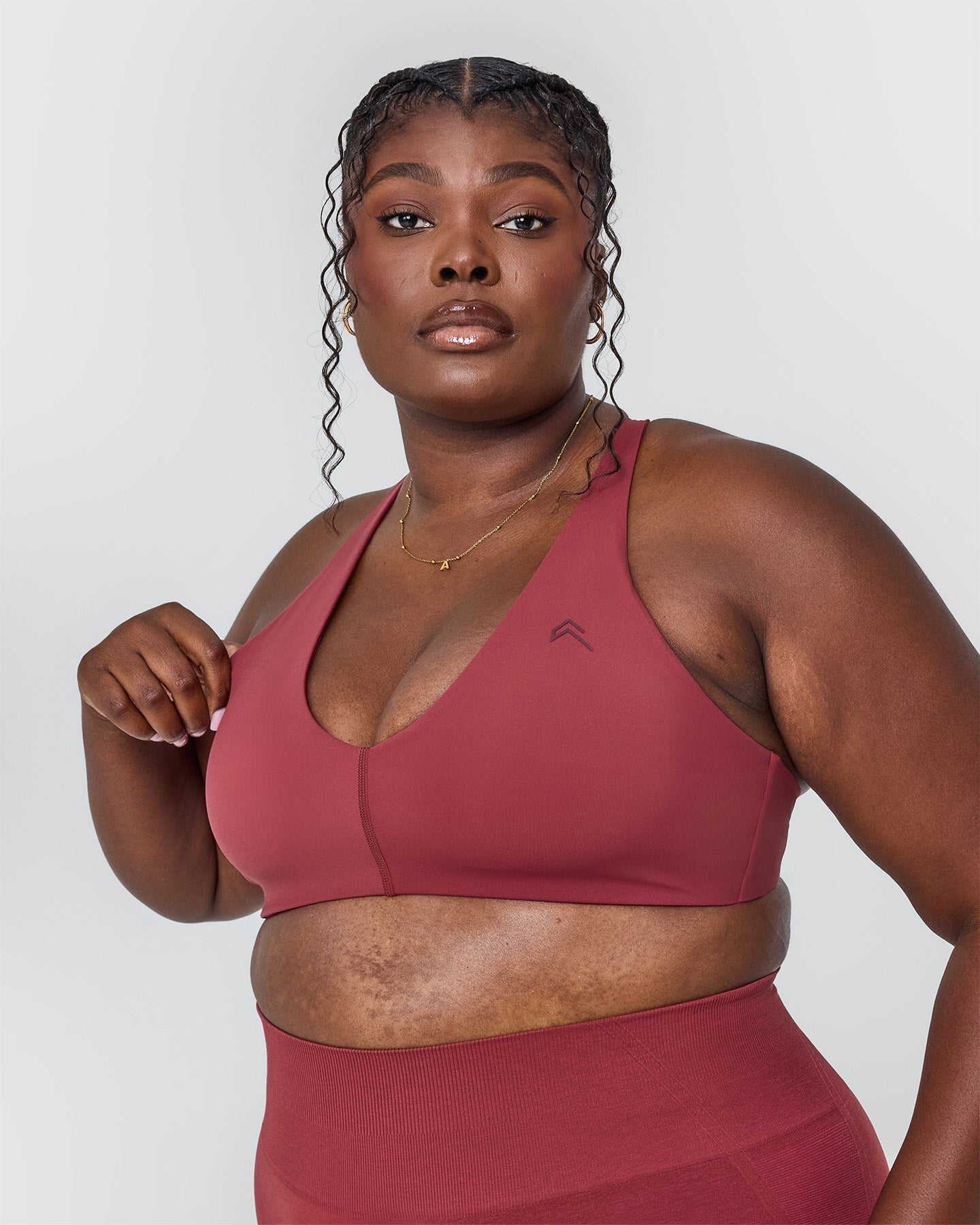 Seamless Wireless Micro Bralette - Soft Comfort Bra for Women in Burnt Cherry | Lounge, Sleep, Yoga & Everyday Wear