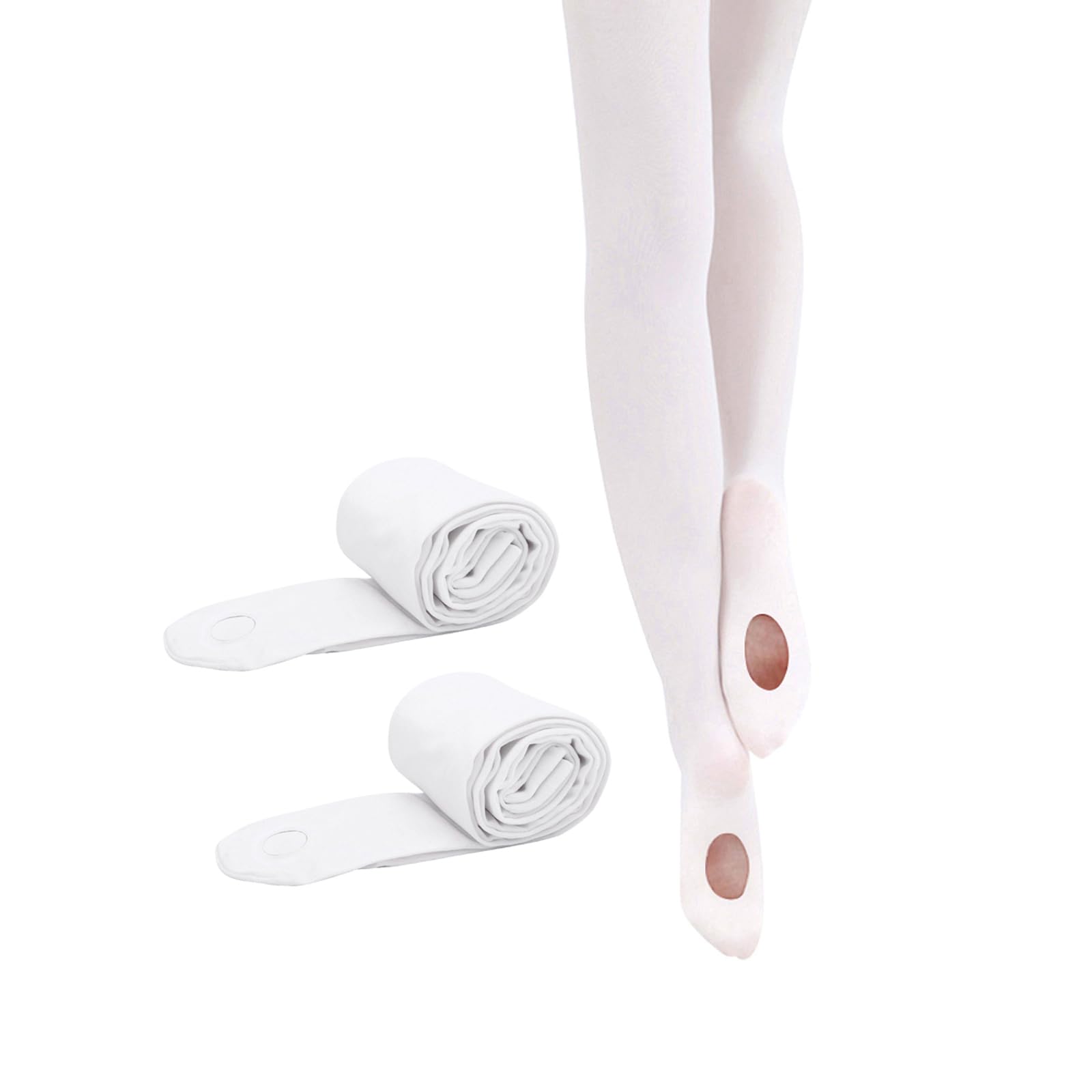 Ultra Soft Girls' Ballet Dance Tights - Stretchable & Comfortable for Toddler, Little Kid & Big Kid - Perfect for Dance Class, Recitals & Everyday Wear