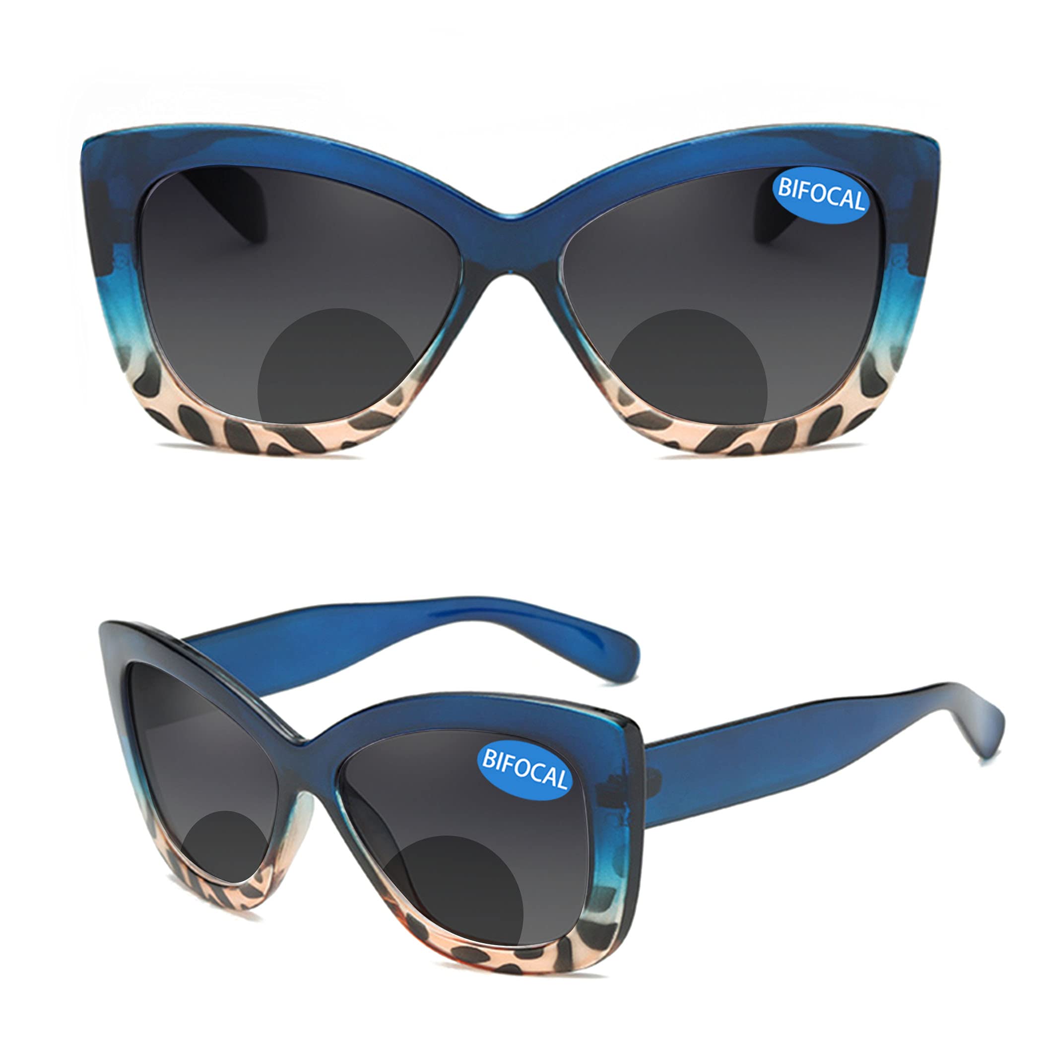 Bullabulling Butterfly Glasses for Women - Bifocal Reading Sunglasses with UV Protection - Stylish & Lightweight Eyewear for Reading, Driving, and Outdoor Activities