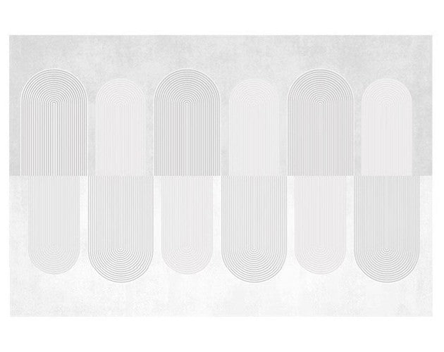 Large Contemporary Area Rugs - Geometric Modern Rugs for Living Room & Bedroom - Washable Kitchen Rugs - Stylish Home Decor for Cozy Spaces & Family Gatherings