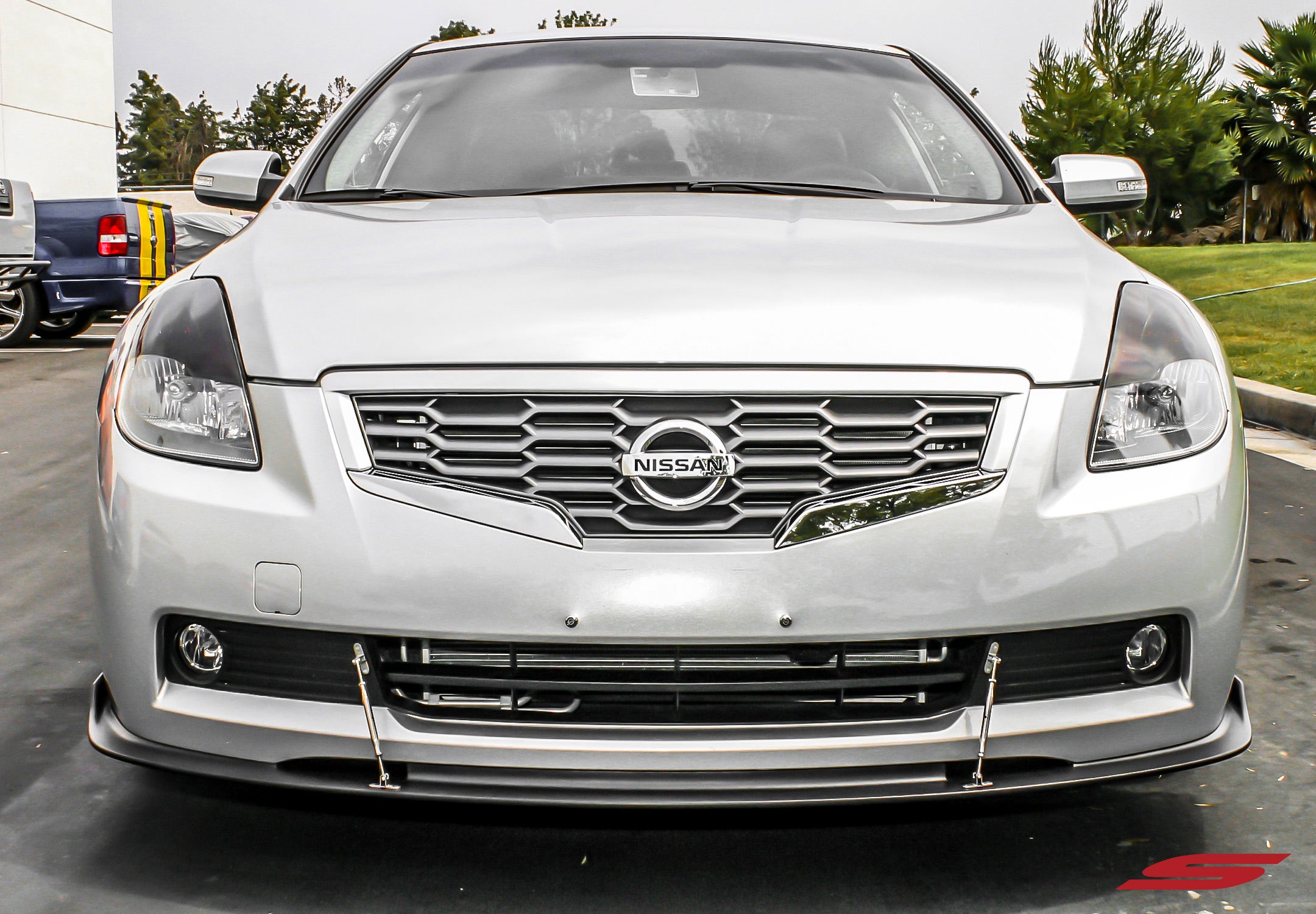 2008-2009 Nissan Altima Coupe Front Bumper Lip Splitter Spoiler - 108344SP - Enhance Style & Aerodynamics for Street Racing & Car Shows