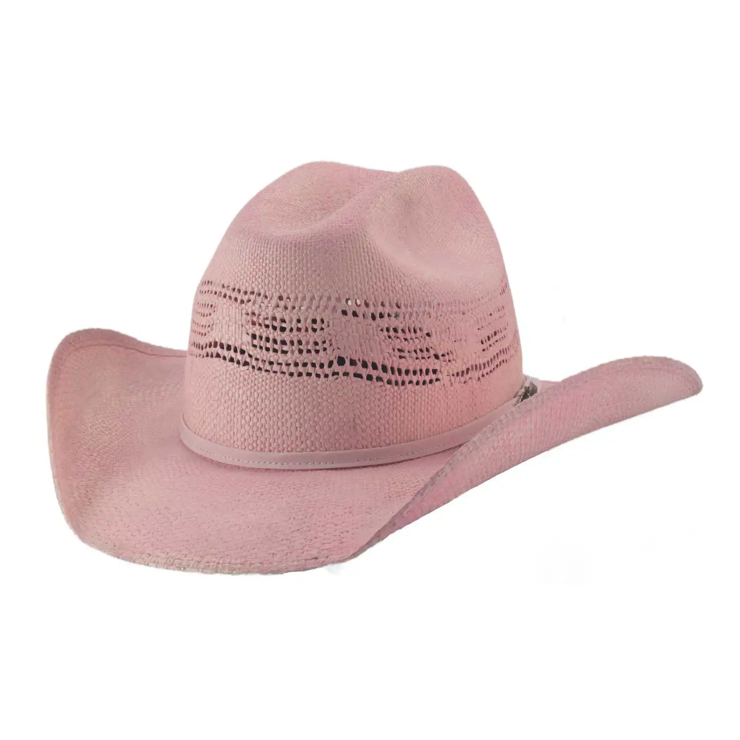 Bullhide Glen Rose Kids Straw Cowgirl Hat - Western Style Sun Hat for Girls & Boys - Perfect for Rodeo, Horse Riding, and Outdoor Adventures