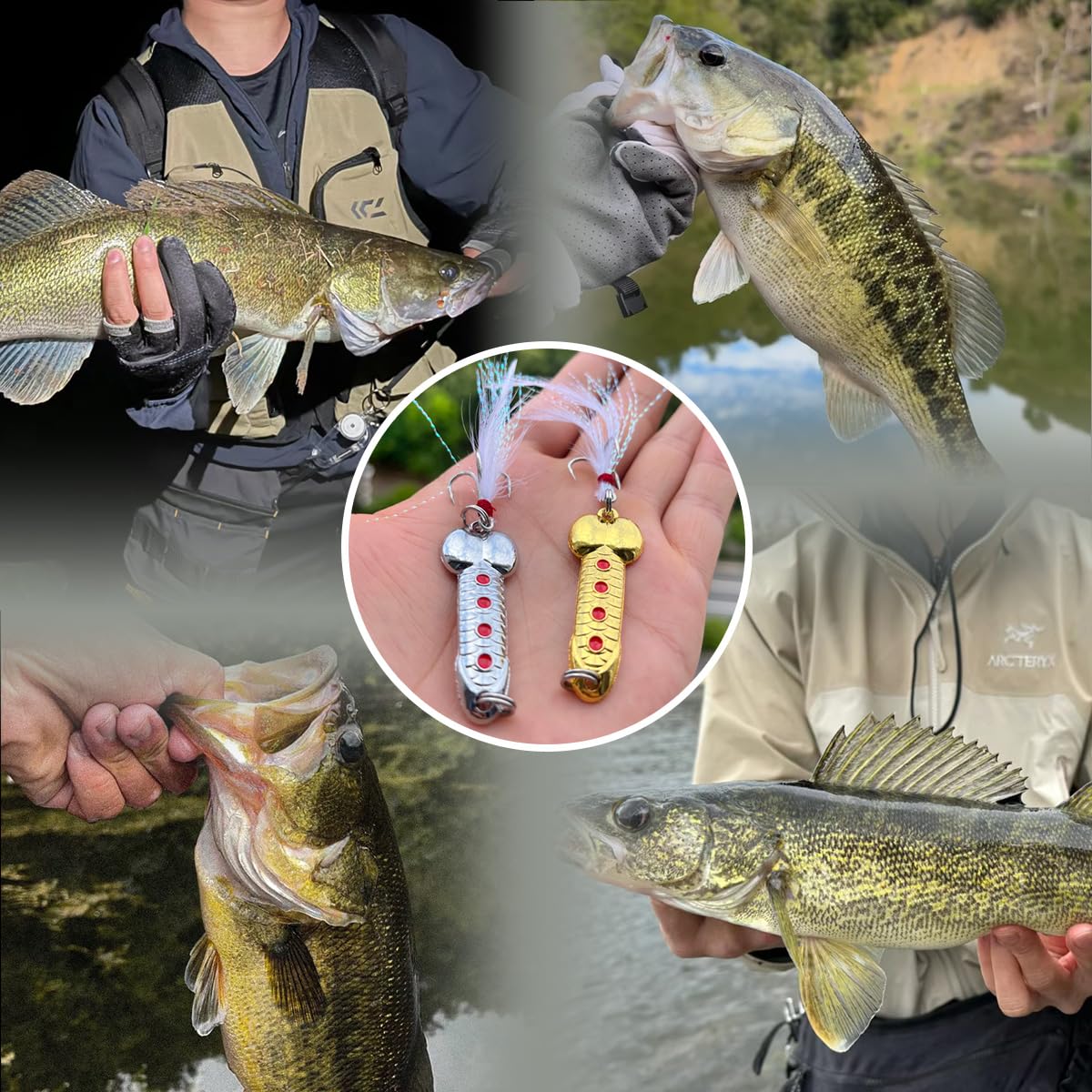 5Pcs Funny Fishing Lures for Men - Freshwater & Saltwater Spinner Baits for Bass/Trout - Perfect Gag Gift for Valentine's Day, White Elephant Festival & Father's Day - Great for Outdoor Fishing Adventures & Prank Gifts