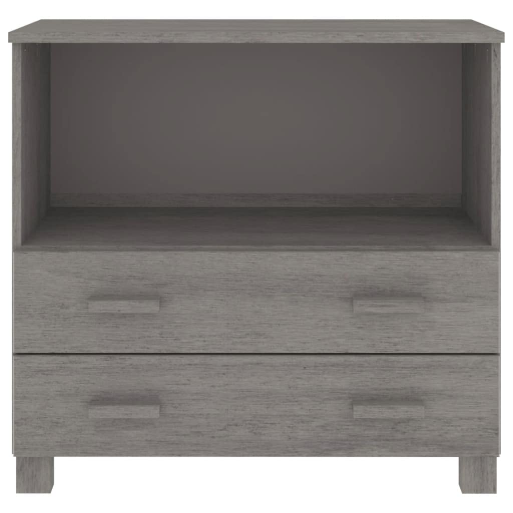 Modern Light Gray Sideboard Cabinet - 33.5