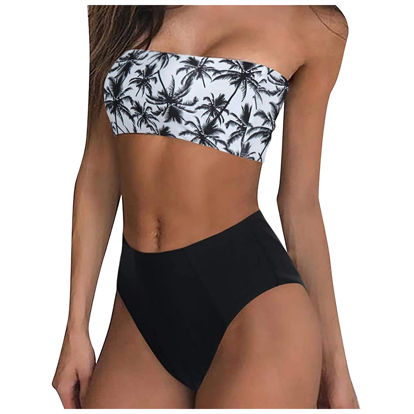 Women's 2 Piece Bikini Set with Push Up Swimsuit & Hollow Out Coverup Skirt - Sexy Beachwear for Pool Party, Vacation & Summer Swim