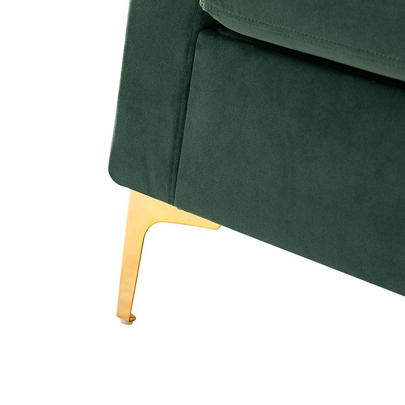 Luxury Didyme Velvet Club Armchair - Modern Accent Chair for Living Room, Bedroom & Office - Plush Upholstered Lounge Chair with Sturdy Wooden Legs - Perfect for Reading Nook, Home Theater & Cozy Spaces
