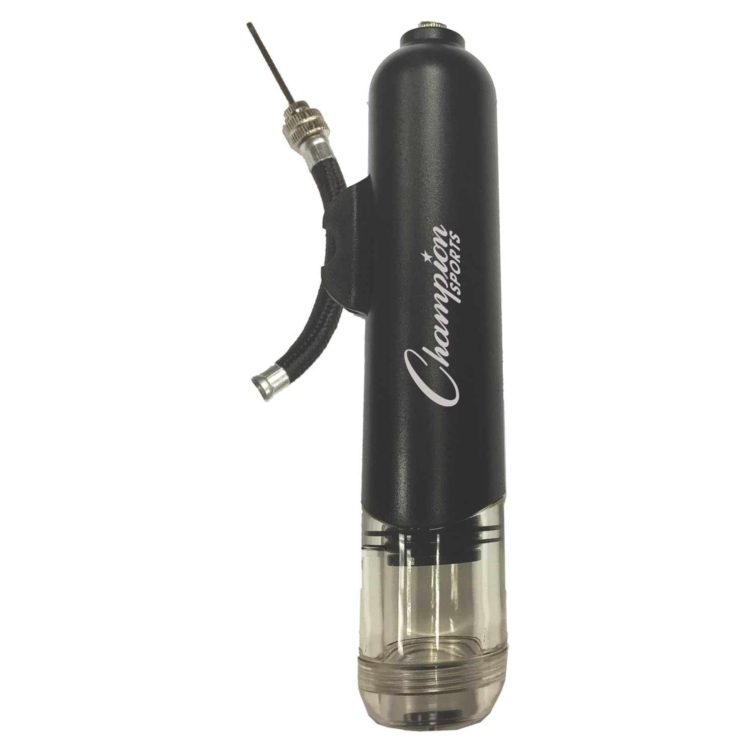 Champion Sports Dual Action Hand Air Pump - Fast Inflation for Balls, Bikes, and Sports Equipment - Perfect for Home, Gym, and Outdoor Activities