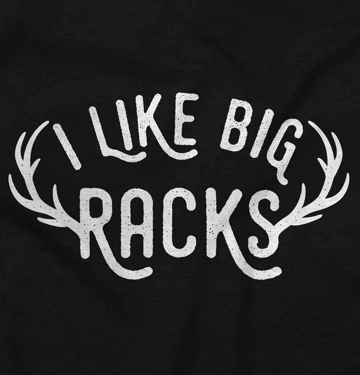 Funny Hunting Youth T-Shirt for Boys - 'I Like Big Racks' Humor Tee - Perfect for Outdoor Adventures & Hunting Trips