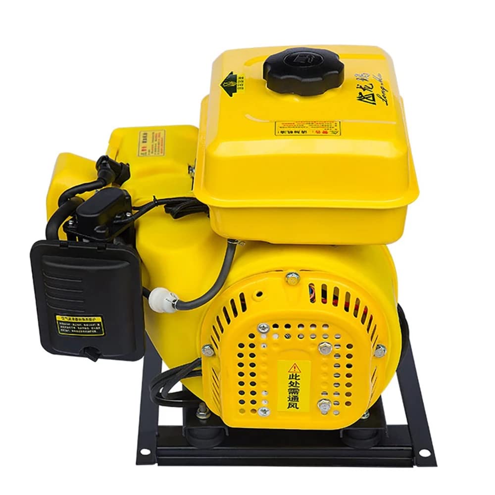 Jieotwice 5KW Electric Vehicle Gasoline Generator Range Extender - 60V Electric Start Automatic Frequency Conversion Generator with Integrated Tank for Electric Tricycles, RVs, and Off-Grid Power Supply