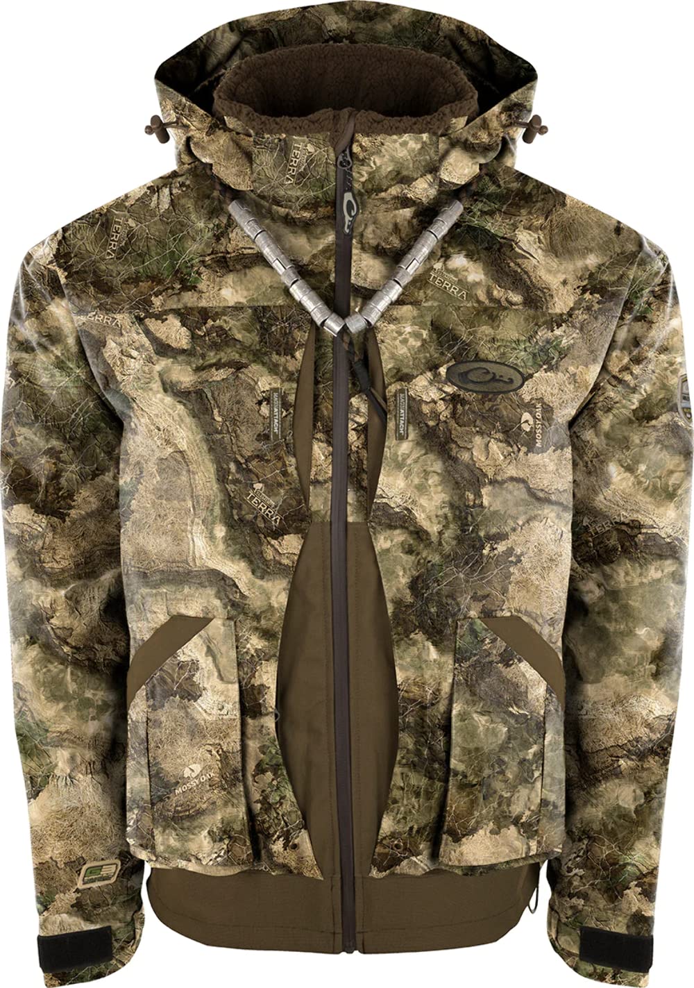 Drake Waterfowl Men's Hunting Jacket - Waterproof Windproof 3-in-1 System for Cold Weather | Guardian Elite Camo Parka with Removable Liner | Ideal for Duck Hunting, Waterfowling & Outdoor Adventures