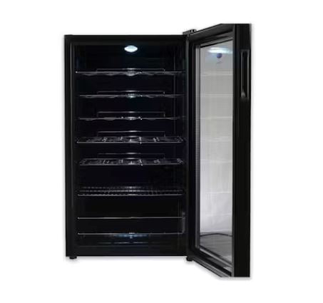 Europace EWC331 18-Bottle Dual Zone Wine Cooler Refrigerator - Perfect for Home, Office, or Restaurant Wine Storage