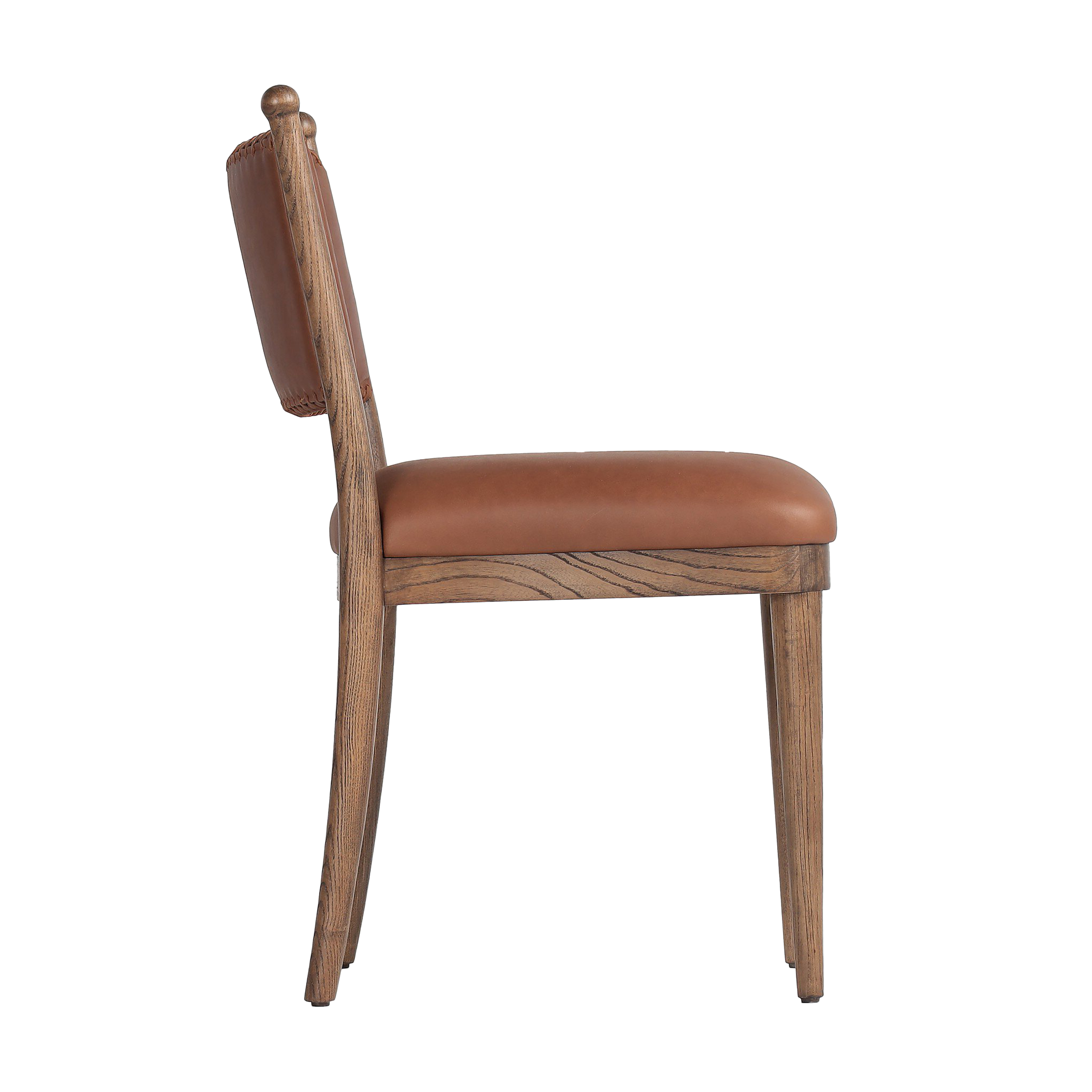 Rosco Modern Side Chair - Sturdy Wooden Dining Chair with Upholstered Seat - Perfect for Kitchen, Dining Room, and Office Use