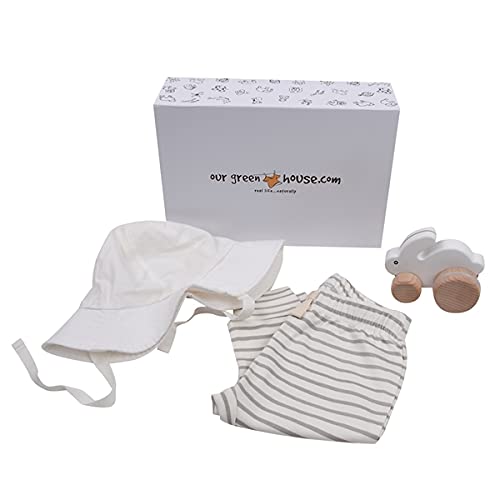 Somebunny Loves You Spring Baby Gift Box - Organic Baby Shower Gift for Boys & Girls - Perfect for Easter, Newborn Welcome & 1st Birthday Celebrations