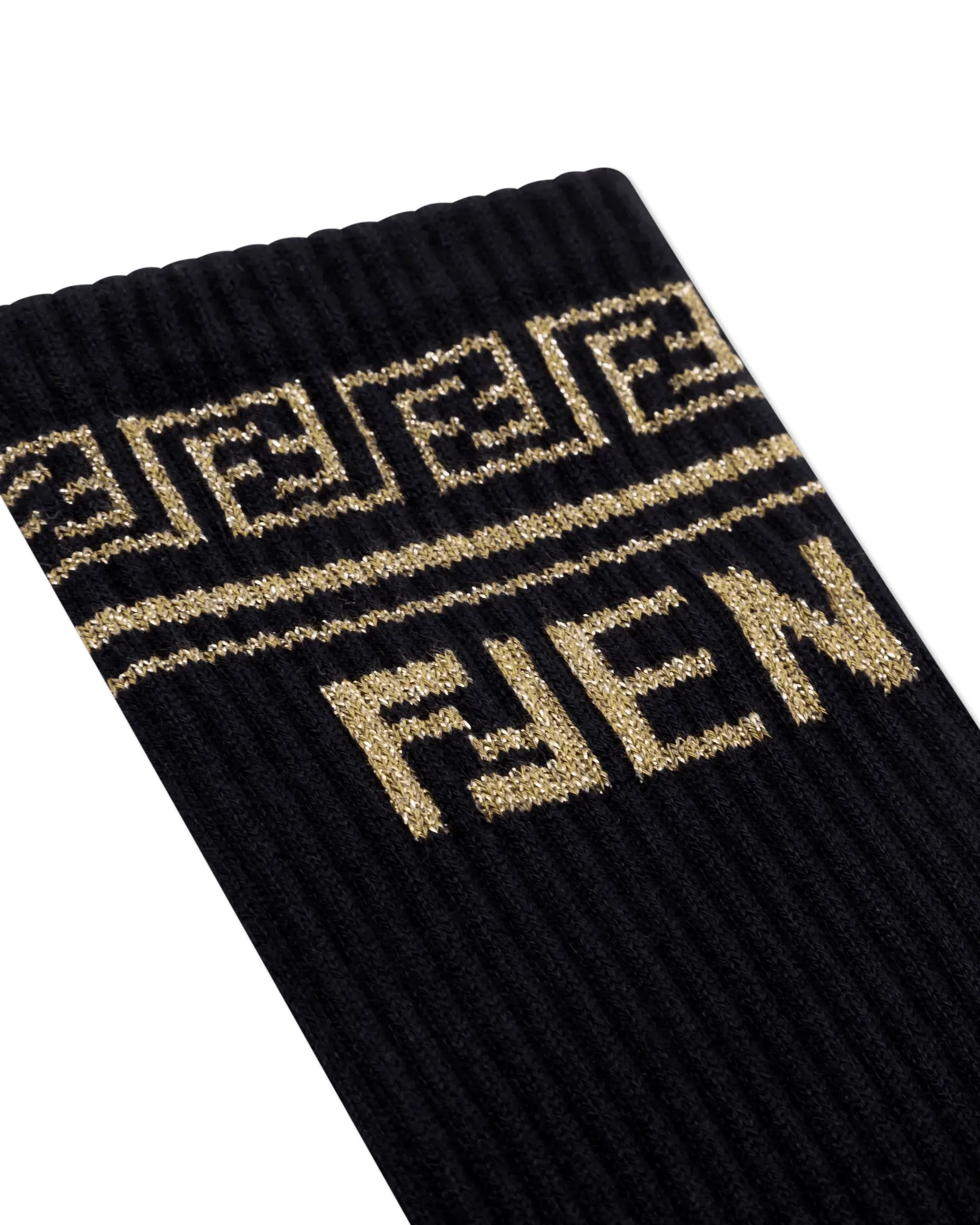 Fendi x Versace Luxury Calf-Length Socks for Women & Men - Fashion Designer Socks for Casual Wear, Parties & Gift Giving