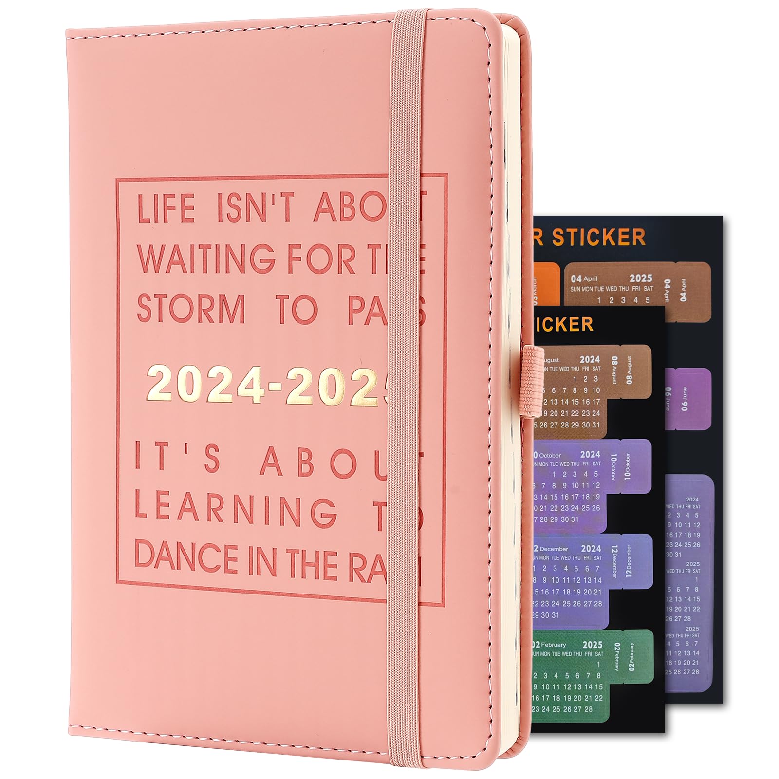 2024-2025 Daily Planner with Gratitude Journal | Academic Diary Day Per Page (July 2024-June 2025) | Productivity Organizer for Students & Professionals | 5.7