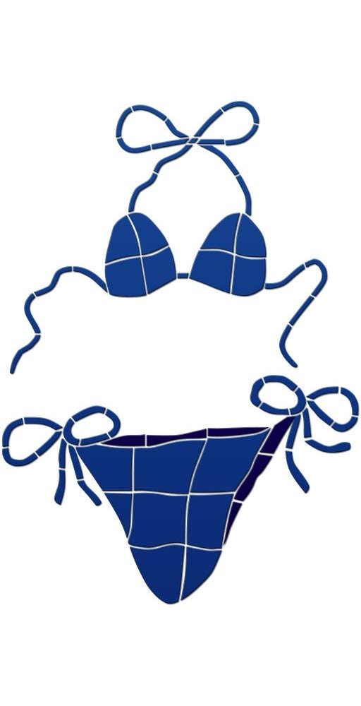 Blue Ceramic Mosaic Bikini Tile for Swimming Pool (24