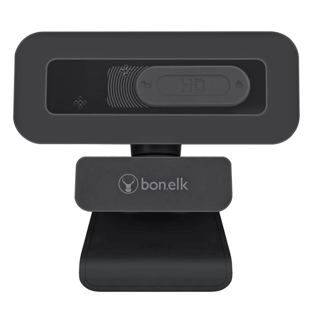 Bonelk USB Webcam Pro with Clip - 1080p HD Web Camera for Laptop, Desktop, PC & Mac - Perfect for Zoom Meetings, Online Classes, Video Conferencing & Streaming (Black)