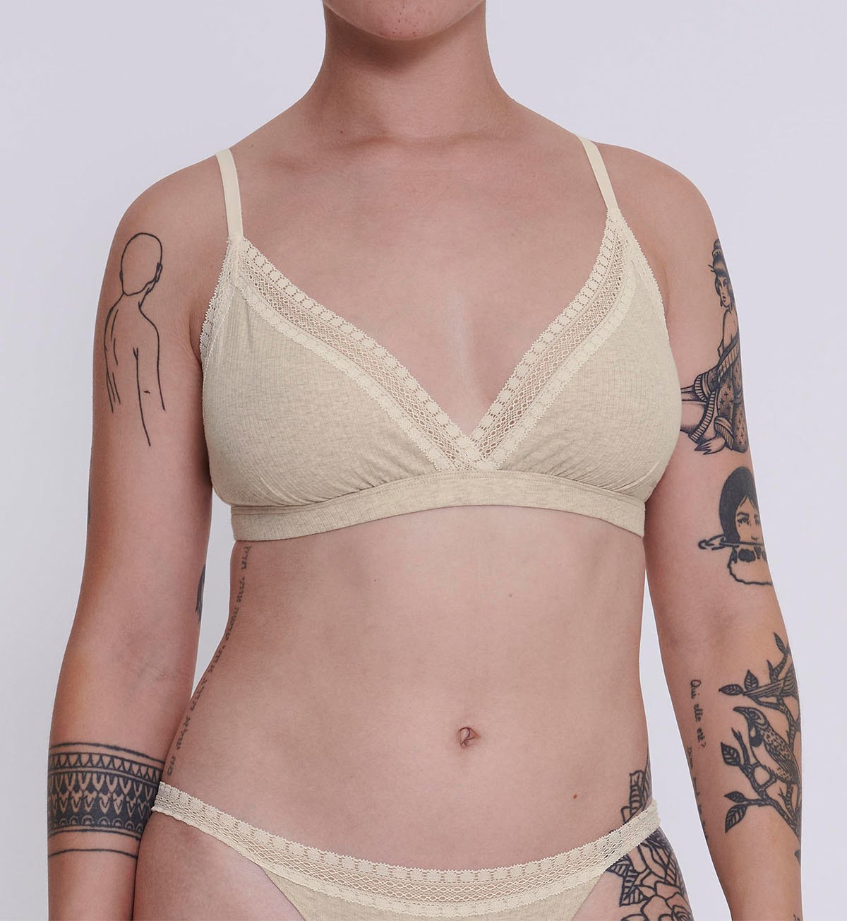SLOGGI GO RIBBED CONSIDERED BRALETTE - Comfortable Wire-Free Bralette for Women | Perfect for Yoga, Lounge & Everyday Wear