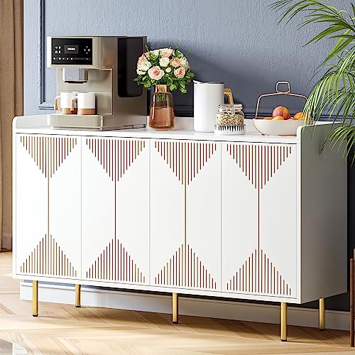 White/Modern Gold