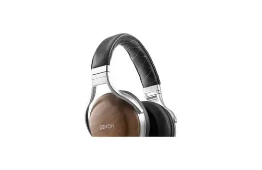 Denon AH-D7200 Premium Over-Ear Headphones with Mahogany Wood Earcups - High-Fidelity Audio for Music Lovers & Audiophiles - Perfect for Home Listening, Studio Recording & Gaming