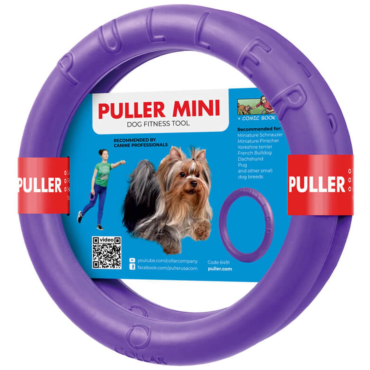 **Durable Outdoor Dog Collar Puller Toy - Interactive Fetch & Tug of War Toy for Small, Medium & Large Dogs - Soft Frisbee & Ball Alternative - Perfect for Backyard Play, Agility Training & Exercise**
