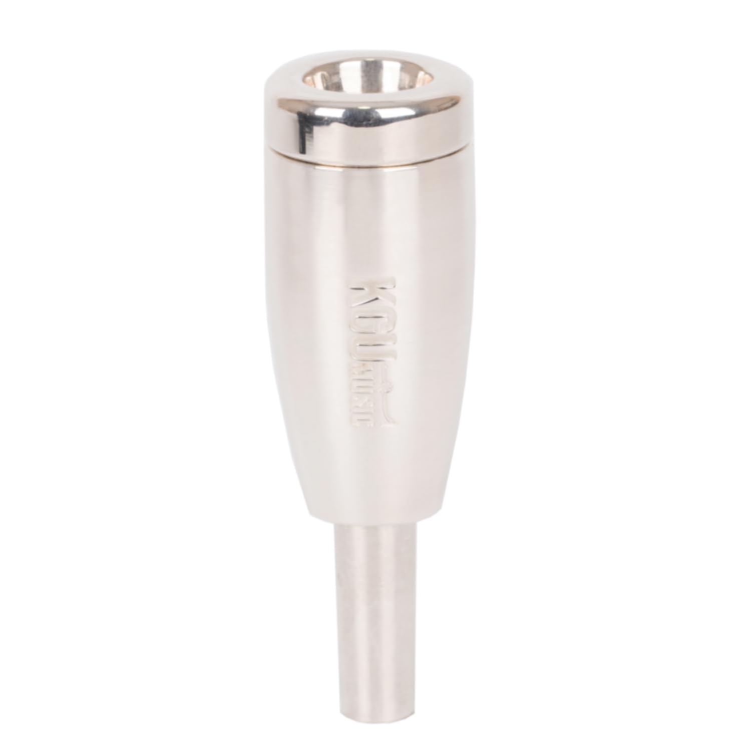 KGU Music Custom Silver Plated Trumpet Mouthpiece Booster - Professional BULLET Design for Enhanced Sound Quality | Perfect for Jazz, Classical & Marching Band Performances