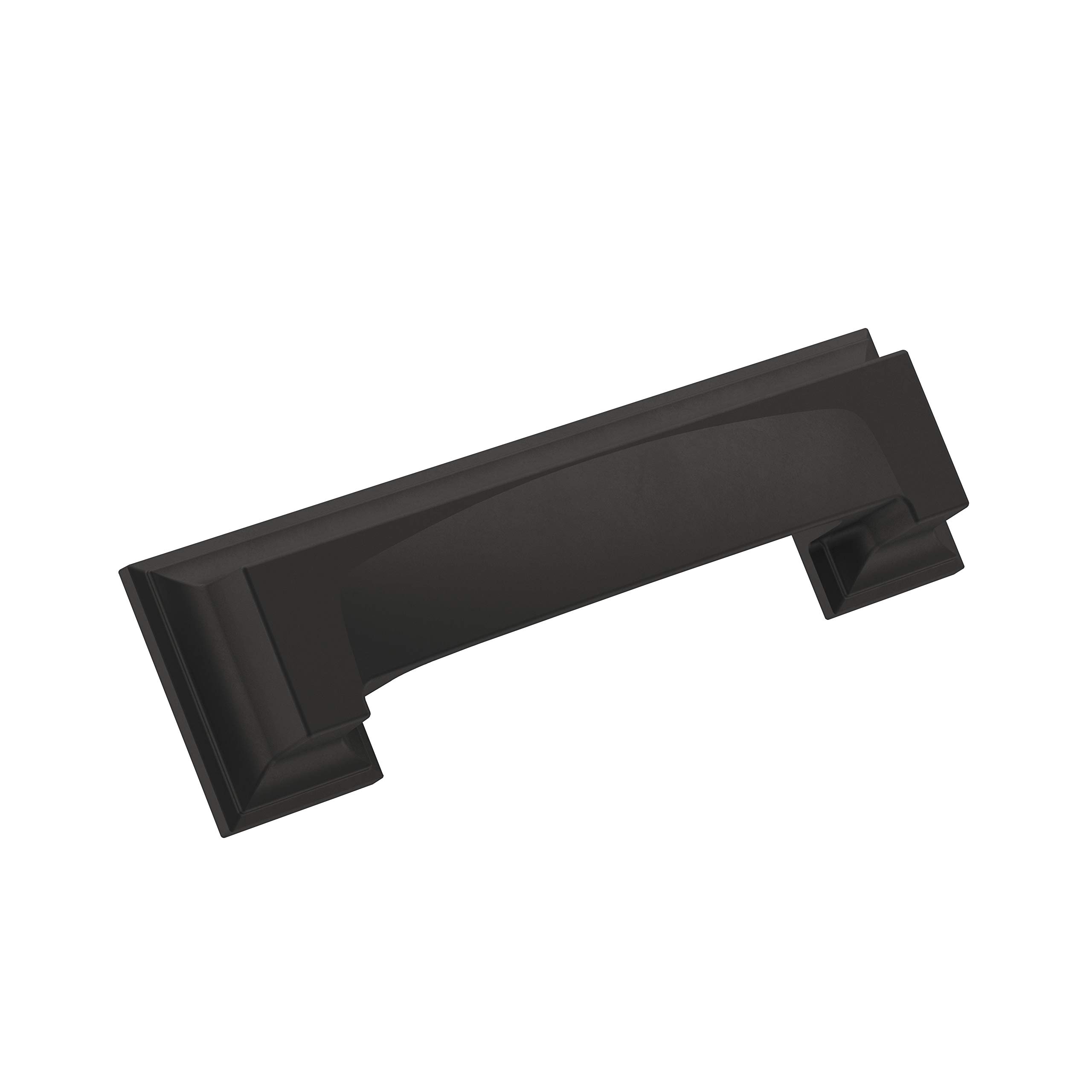 Amerock Cabinet Cup Pull - Matte Black Drawer Handle (3