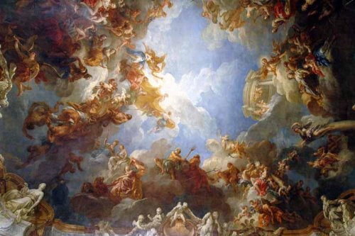 Wallmonkeys WM40935 Chapel Ceiling Peel and Stick Wall Decals - 72
