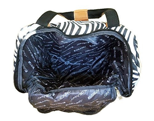 Zebra Print Duffle Bag with Wheels - Large Gym Tote, Travel Luggage & Sports Equipment Carrier for Workouts, Trips & Outdoor Adventures