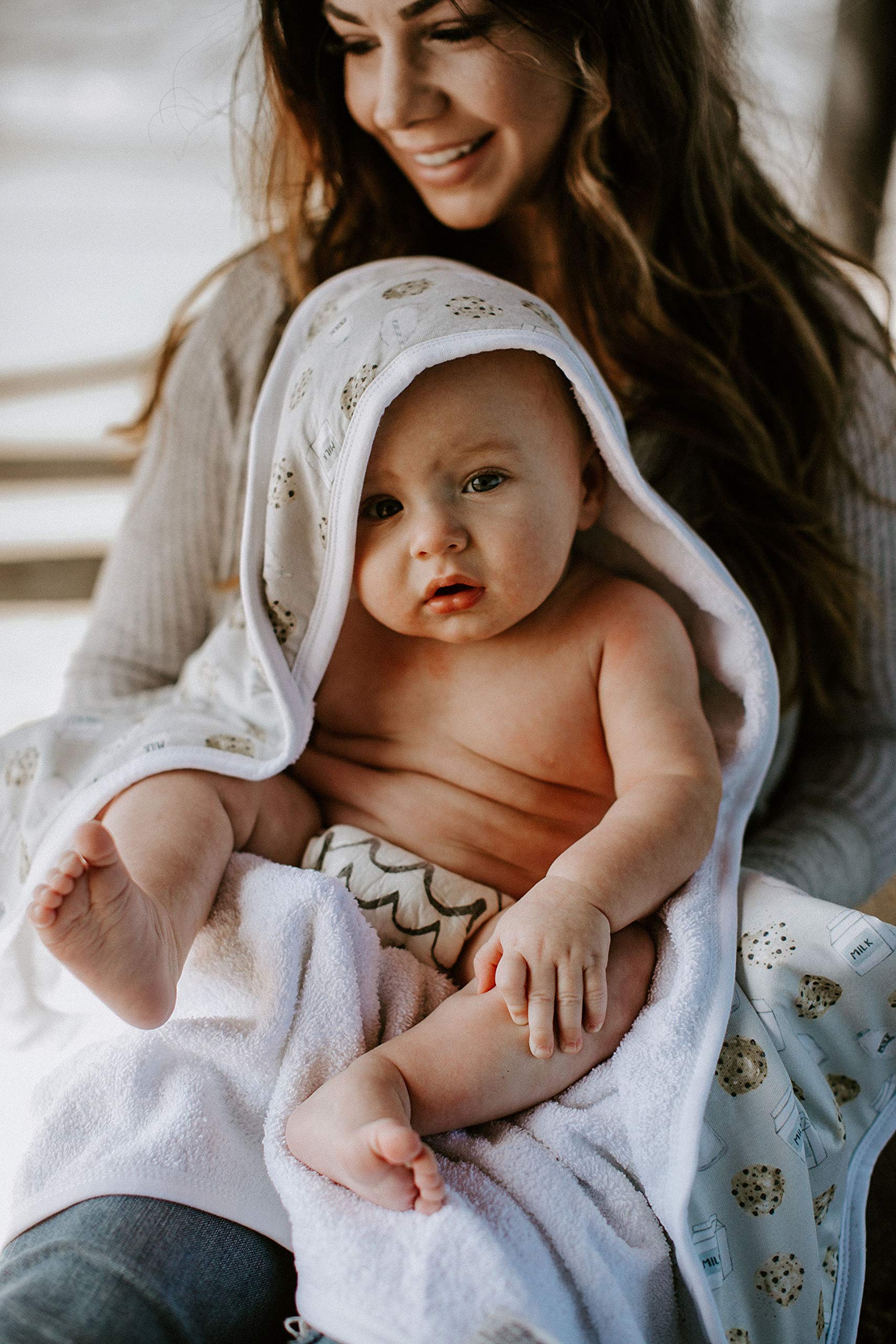 Premium Baby Hooded Bath Towels - Soft Knit & Terry Cloth with Hood & Pockets - Cute Designs for Fun Bath Time - Perfect Baby Shower Gift & Toddler Bath Accessories - Ideal for Newborns, Infants & Kids After Swimming or Bathing
