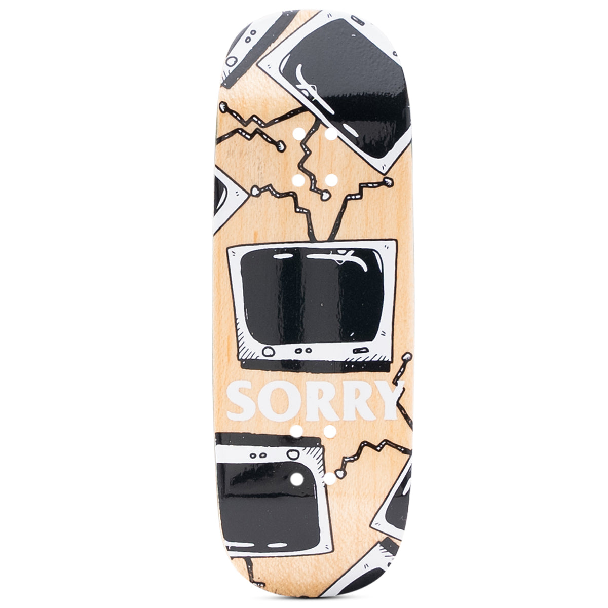 Sorry Fingerboard Deck TV Kills - Professional Mini Skateboard for Finger Tricks & Street Style - Perfect for Skateboard Enthusiasts & Collectors