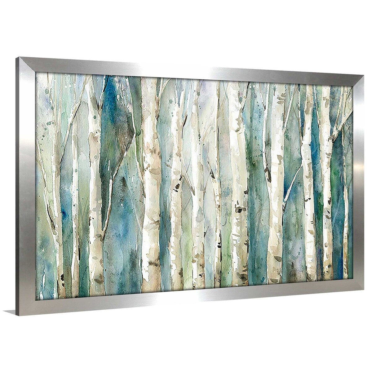 Birch River Walk Print on Acrylic - Stunning Nature Wall Art for Living Room, Bedroom & Office Decor