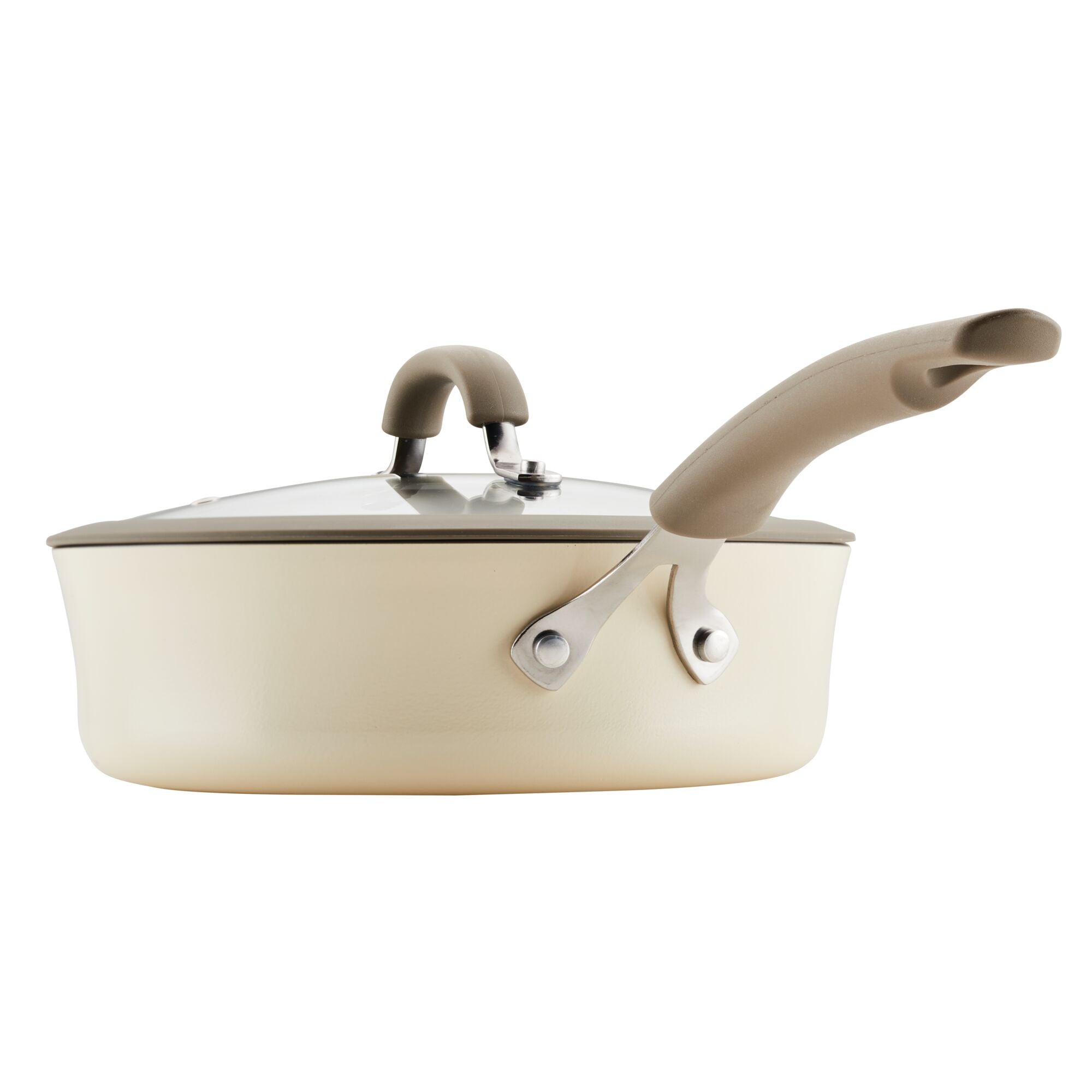 3 Quart Nonstick Saute Pan with Lid - Cook & Create - Perfect for Frying, Searing & Simmering - Ideal for Home Chefs & Everyday Cooking
