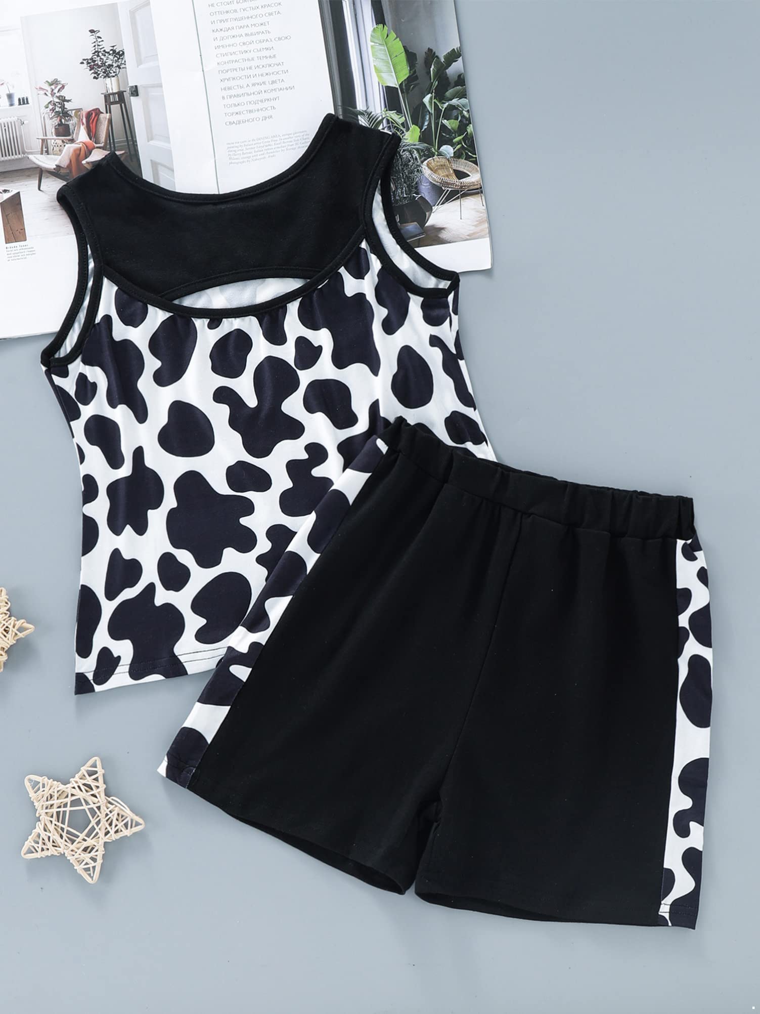 Alvivi Boys' Summer Outfits - 2 Piece Sleeveless Tops & Shorts Set for Kids | Casual Daily Wear | Perfect for Playdates, Beach Trips & Outdoor Activities