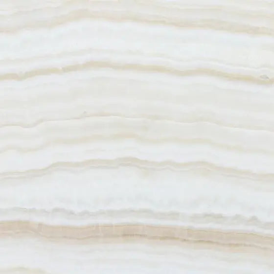 Premium Vanilla Onyx 18x18 Polished Stone Tile - Elegant Natural Stone for Bathroom, Kitchen & Flooring Renovation